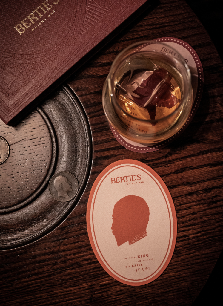 A dram of whisky in Bertie's Whisky Bar