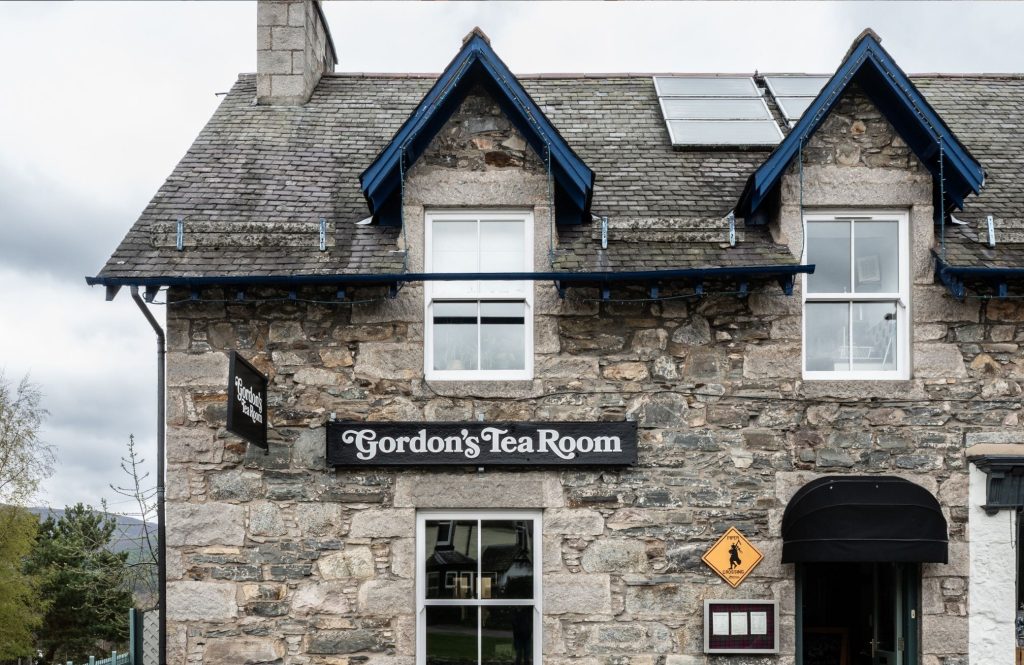The front of Gordon's Tea Room