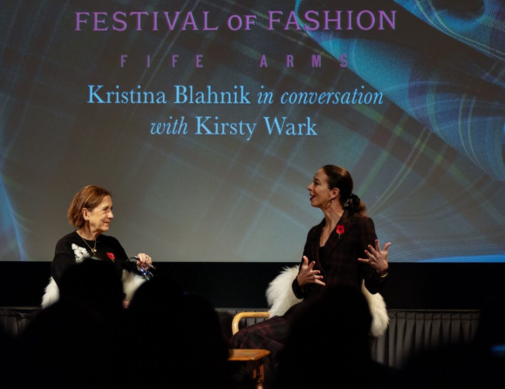 Kristina Blahnik in conversation with Kirsty Wark at Festival of Fashion 2025