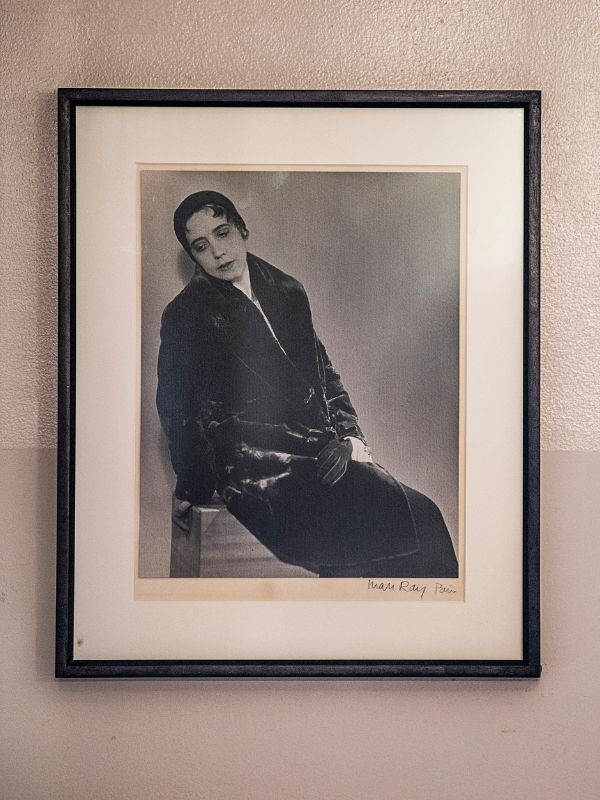 Man Ray photograph of Elsa Schiaparelli hung in our Elsa's cocktail bar