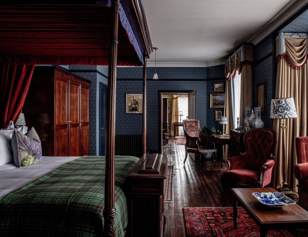 A family suite combination of Prince Albert and Duke of fife with door open between the two suites